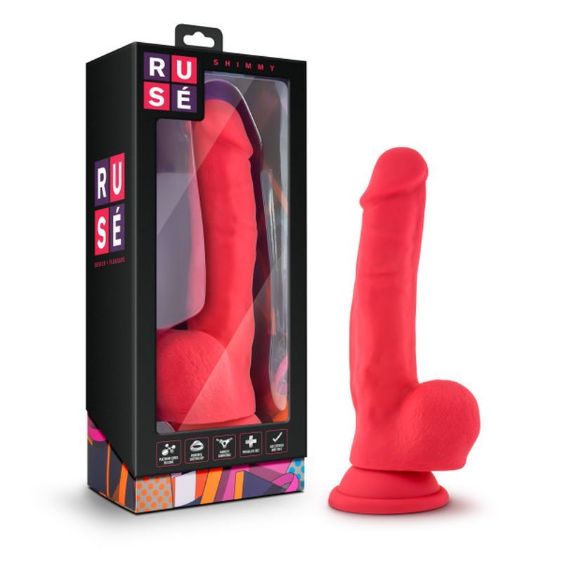 Ruse Shimmy Cherise Dong 6 Inch Realistic Dildo > Dildos > Realistic Dildos - Tophatter Daily Deals