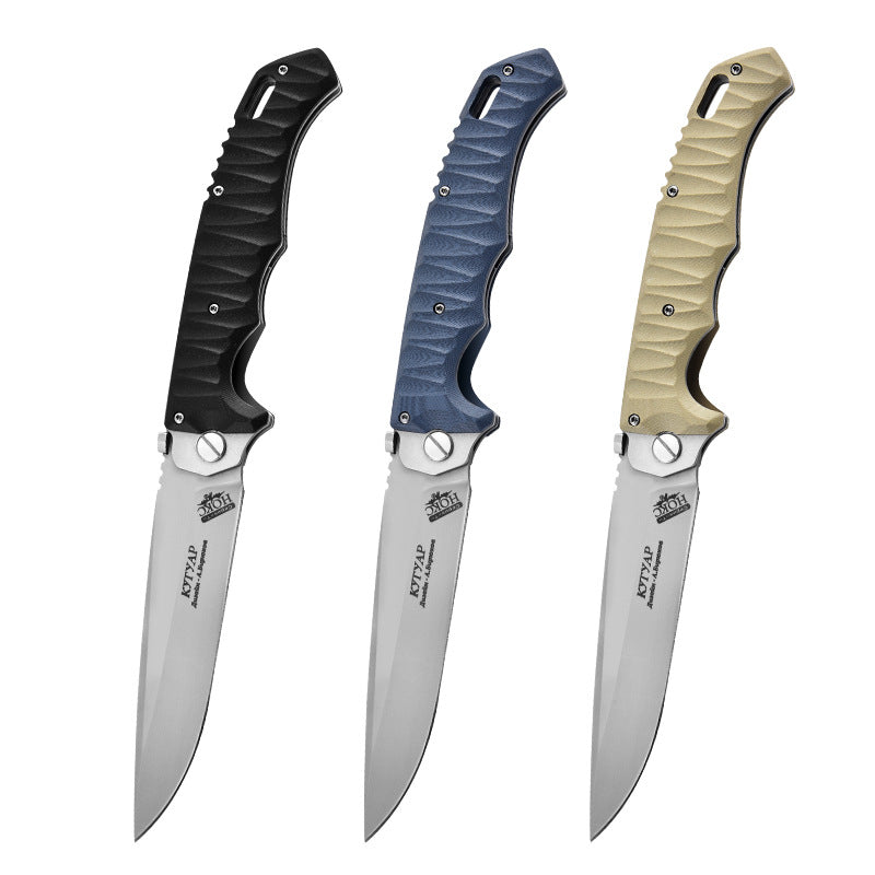 Russian HOKC Outdoor Folding Knife - Tophatter Daily Deals
