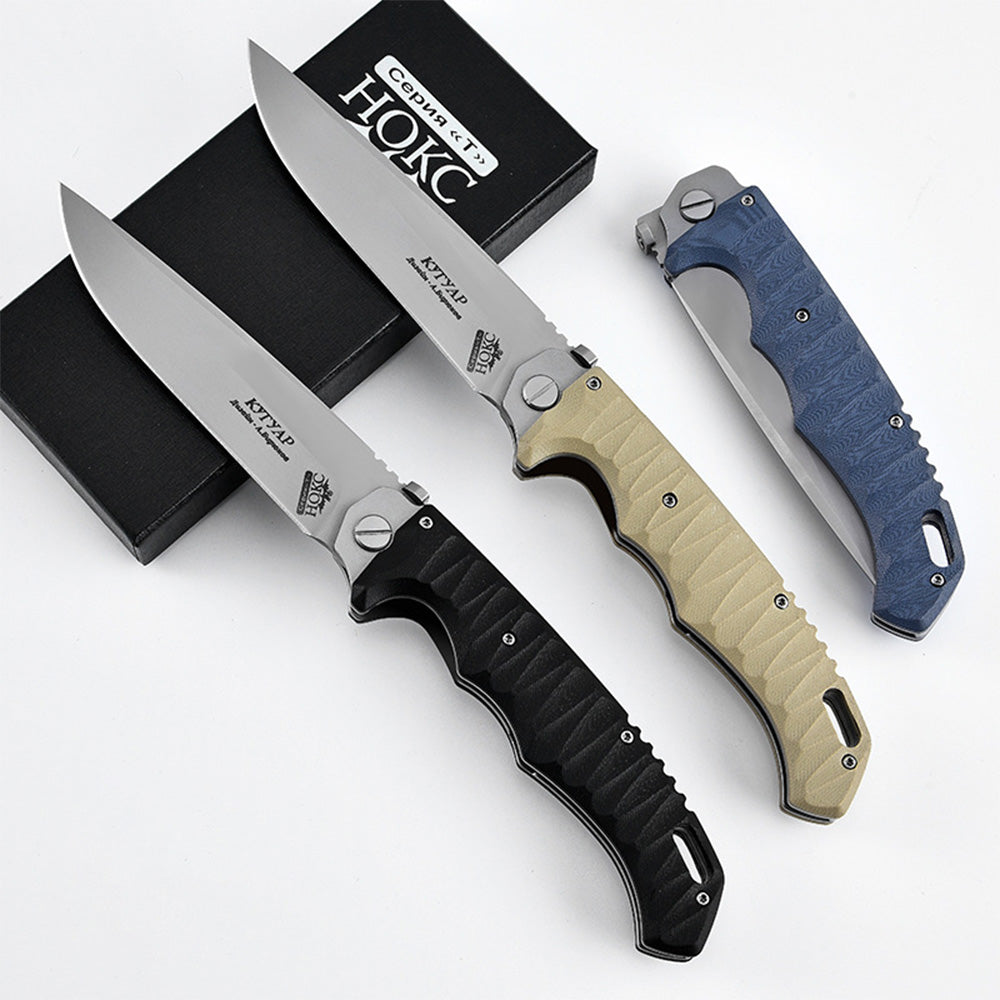 Russian HOKC Outdoor Folding Knife - Tophatter Daily Deals