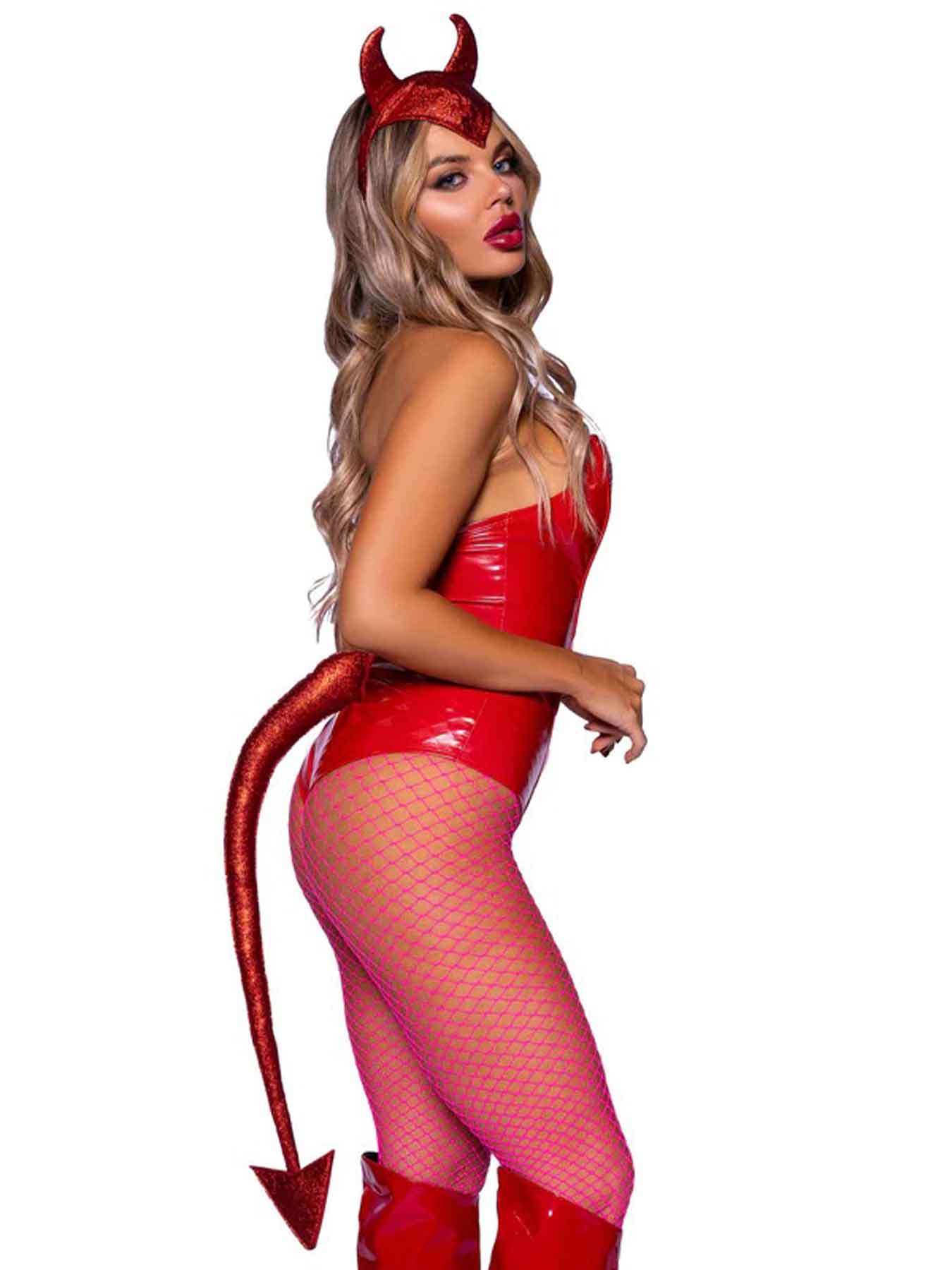 Leg Avenue Devil Horns Headband and Tail Set – Costume Accessories > Clothes > Costumes > Womens - Tophatter Daily Deals