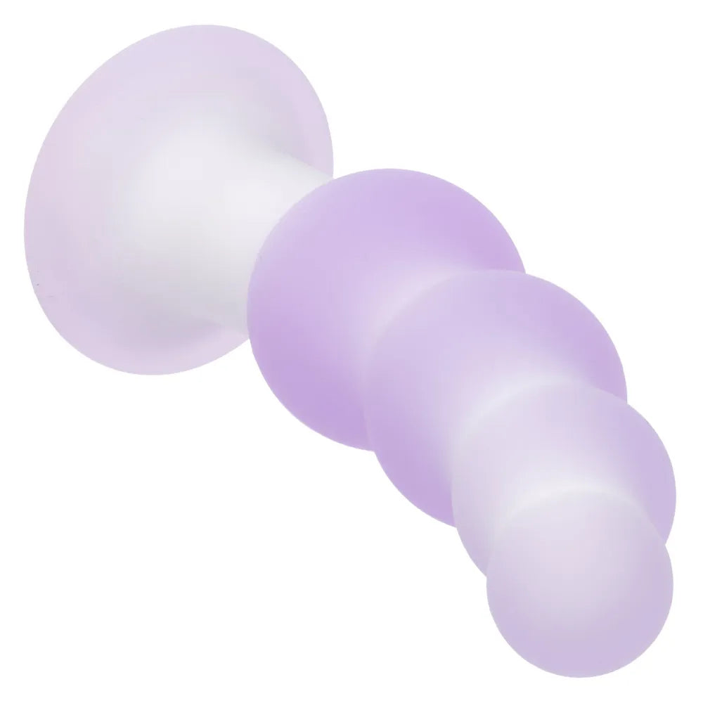 Lavender Haze Beaded Curved Probe (Purple) – 4.25" Vibrator > Anal Range > Vibrating Butt Plugs - Tophatter Daily Deals