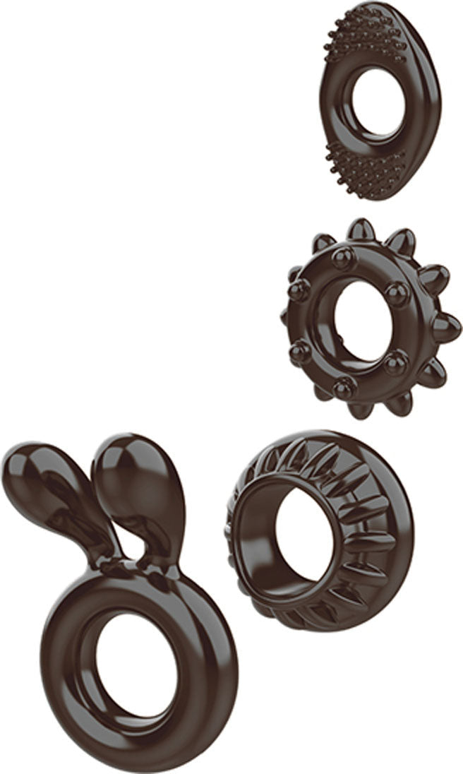 Zero Tolerance Ring My Bell Cock Rings Set of Four > Cock Ring > Sets - Tophatter Daily Deals