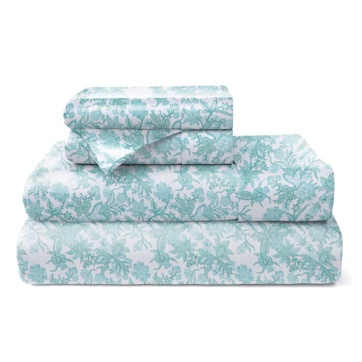 100% Bamboo Bed Sheets Floral Bedding - Tophatter Daily Deals