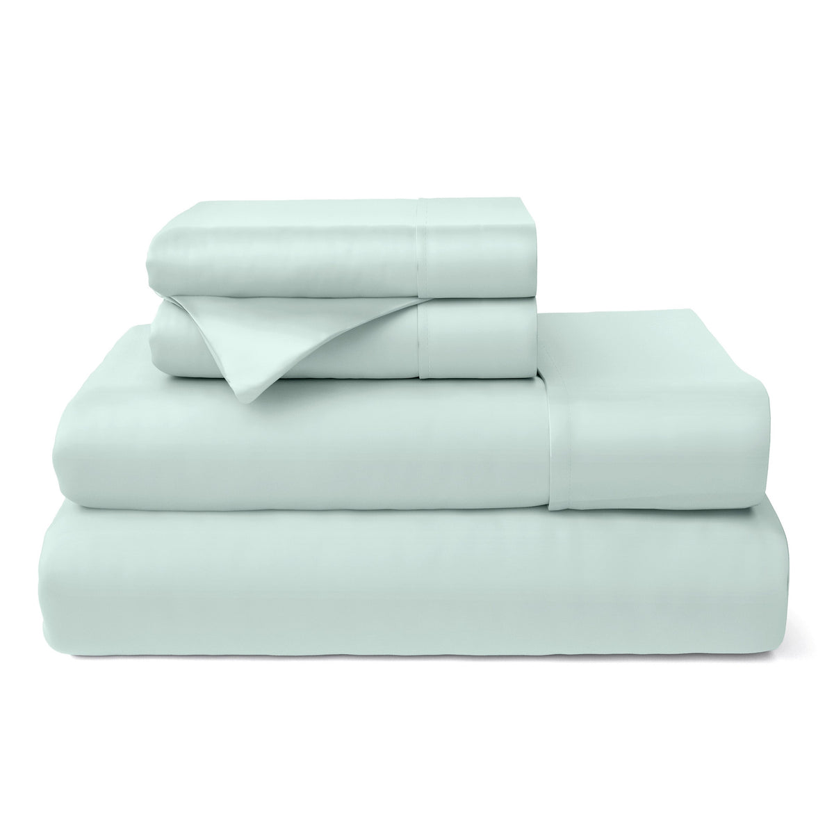 100% Bamboo Bed Sheets Mint Green Bedding - Tophatter Daily Deals