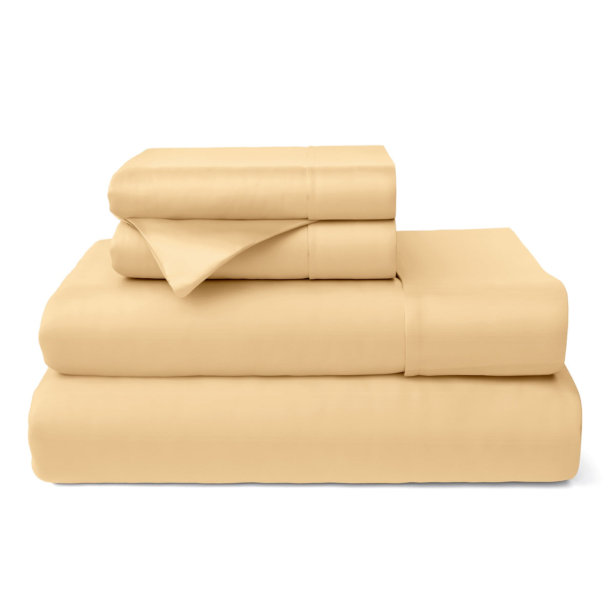 100% Bamboo Bed Sheets Peachy Orange Bedding - Tophatter Daily Deals