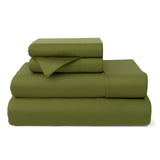 100% Bamboo Bed Sheets Sage Green Bedding - Tophatter Daily Deals