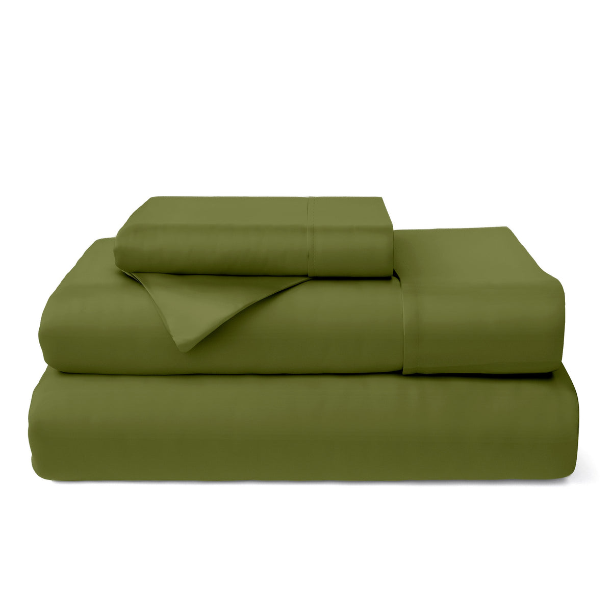 100% Bamboo Bed Sheets Sage Green Bedding - Tophatter Daily Deals