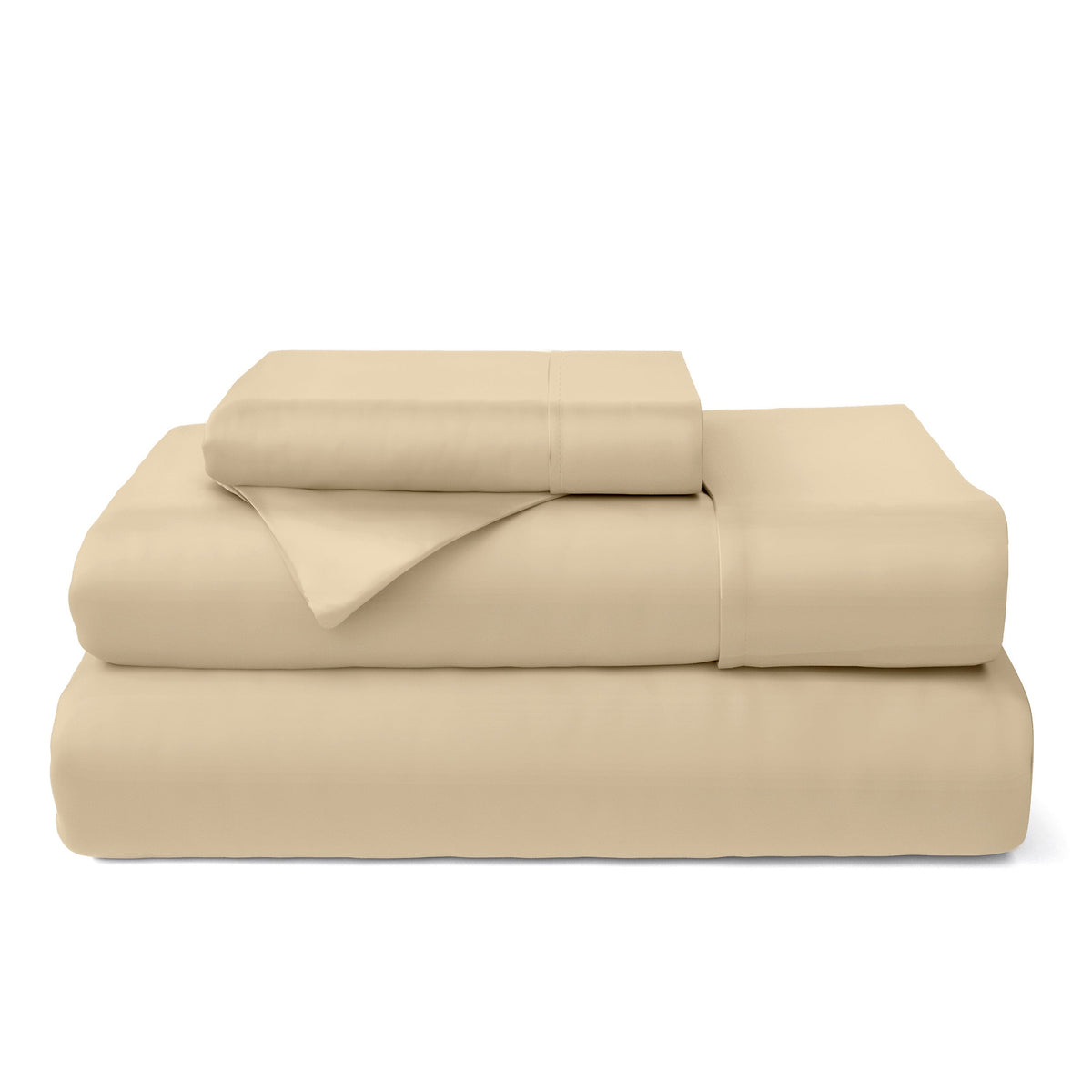100% Bamboo Bed Sheets Tan Bedding - Tophatter Daily Deals