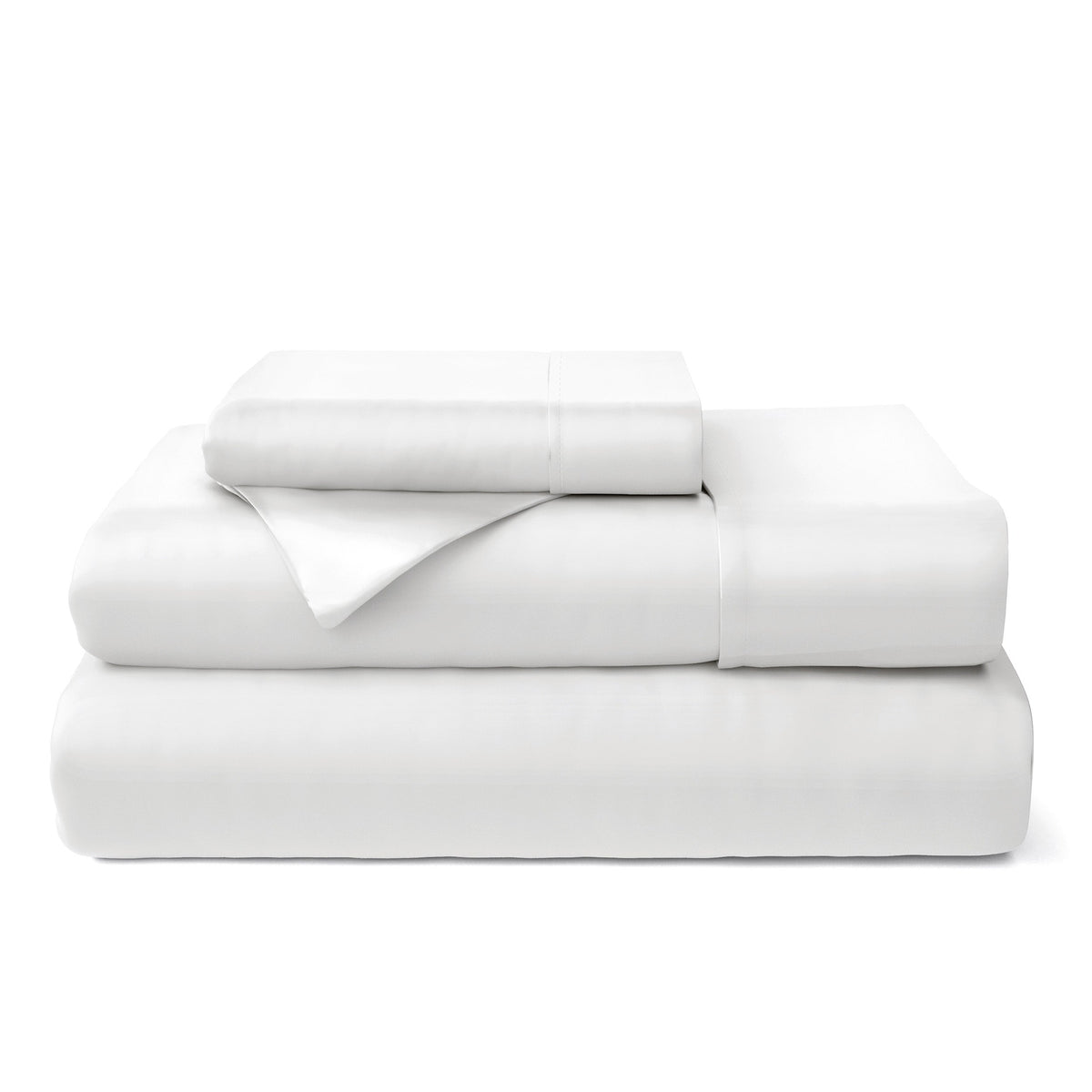 100% Bamboo Bed Sheets White Bedding - Tophatter Daily Deals