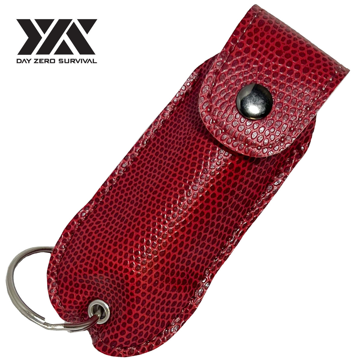 DZS Defense Pepper Spray, Max Strength OC - Red Snake Skin Pattern Case - TOPHATTER'S ARMORY DEALS Collectible Weapons - Tophatter Daily Deals