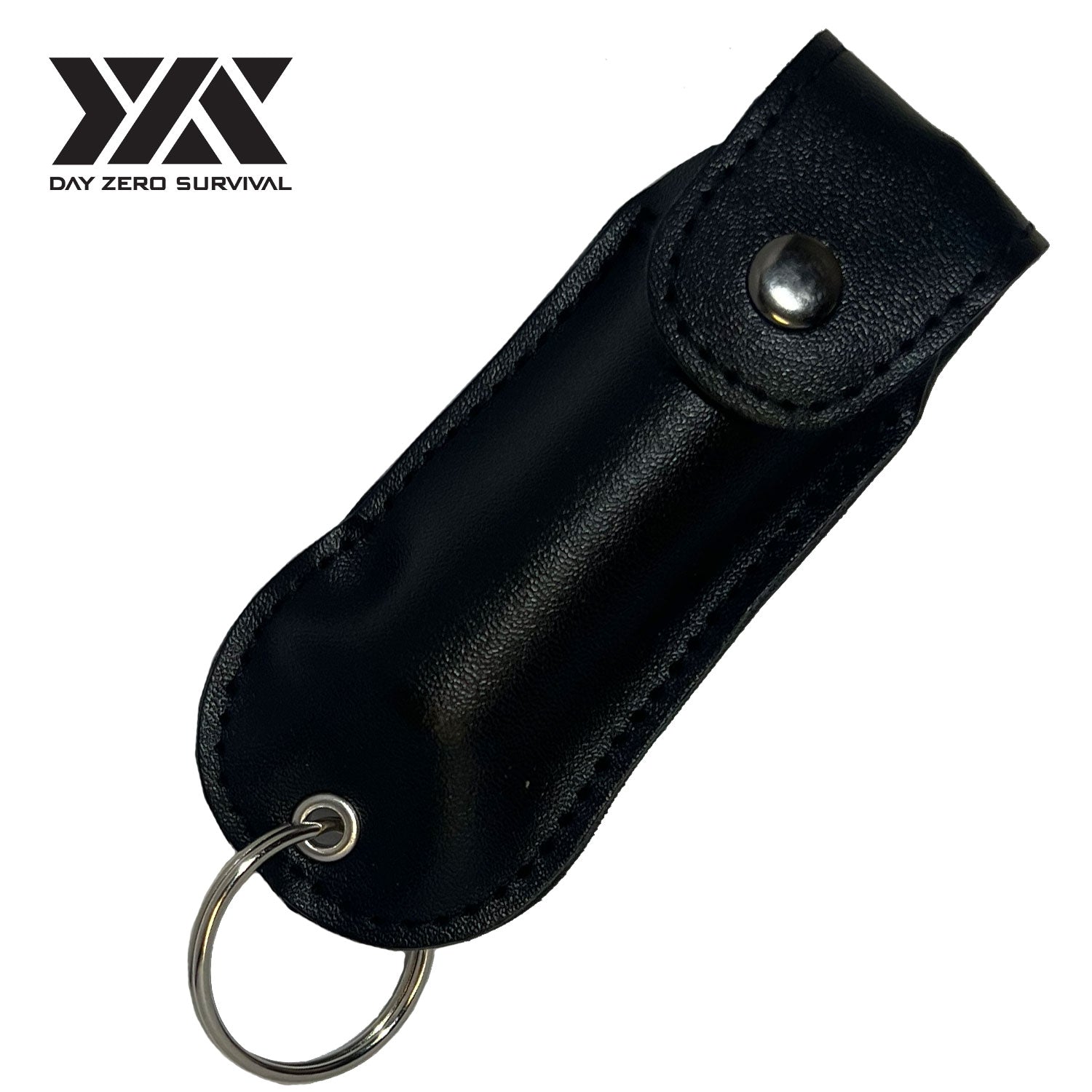 DZS Defense Pepper Spray, Max Strength OC - Black Premium Leather Case - Tophatter's Guns'N'Weapons Store Collectible Weapons - Tophatter Daily Deals