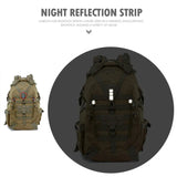 40L Tactical Camping Backpack Waterproof Molle Khaki Backpacks - Tophatter Daily Deals