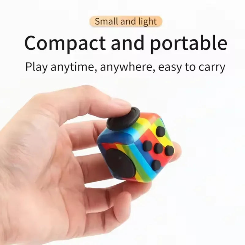 Fidget Cube Antistress Spinner Toy Sensory Stress Relief - Tophatter Daily Deals