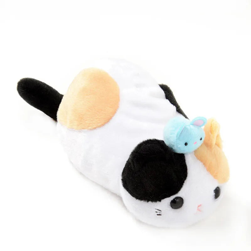 Pencil Case Kawaii Plush Cat Bags For Stationery Neko Tortoiseshell Animals - Tophatter Daily Deals