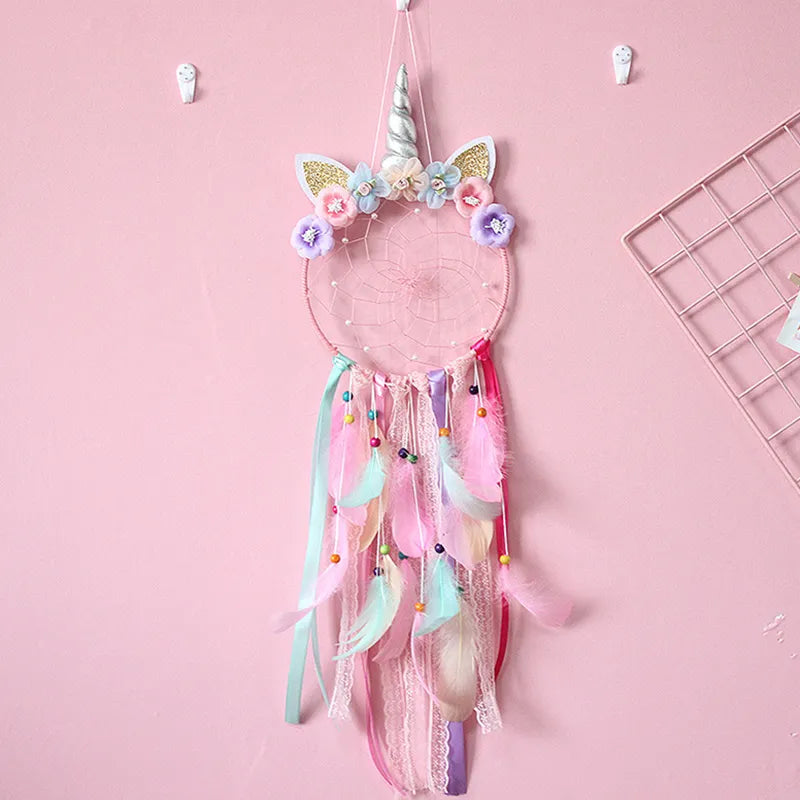 Unicorn Dream Catcher A-Pink No light Mythical - Tophatter Daily Deals