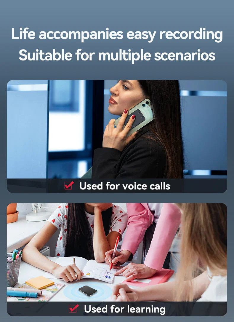AI Voice Recorder With Real Time Transcribe 58 Languages - Tophatter Daily Deals