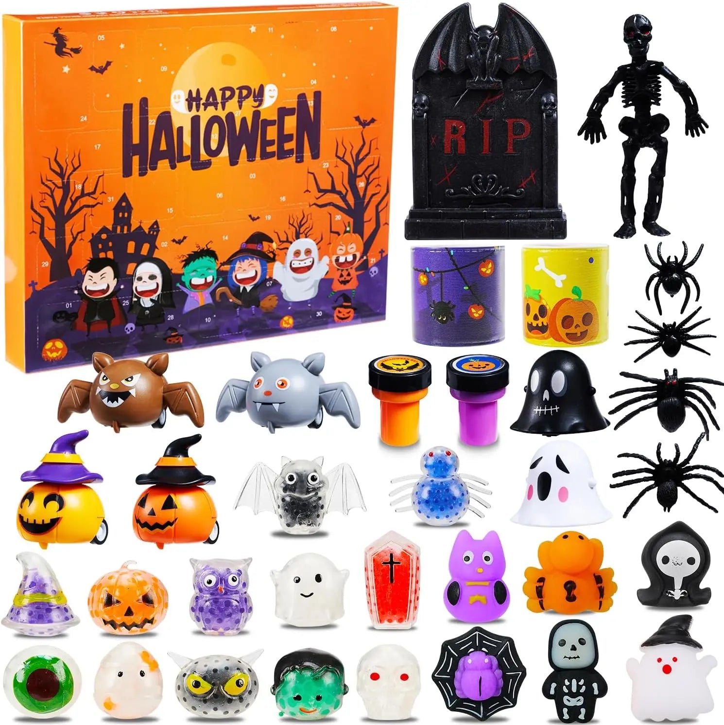 Halloween Advent Calendar 24 Day Non Candy Surprise Gifts - Tophatter Daily Deals