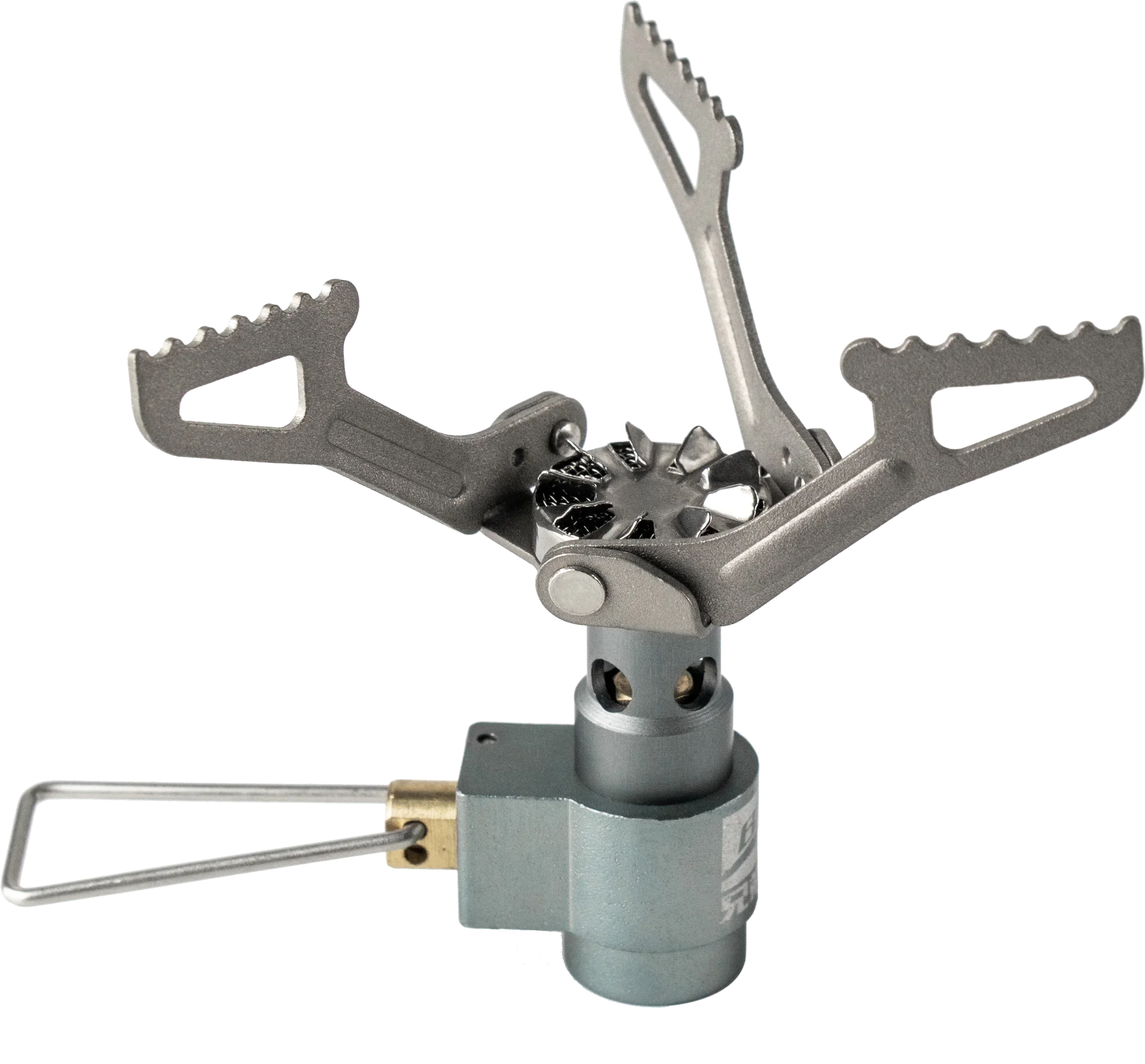 Mini Camping Gas Burner Pocket Stove Grey Camp Cooking - Tophatter Daily Deals