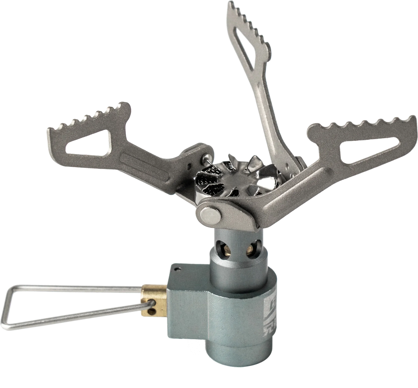 Mini Camping Gas Burner Pocket Stove Grey Camp Cooking - Tophatter Daily Deals