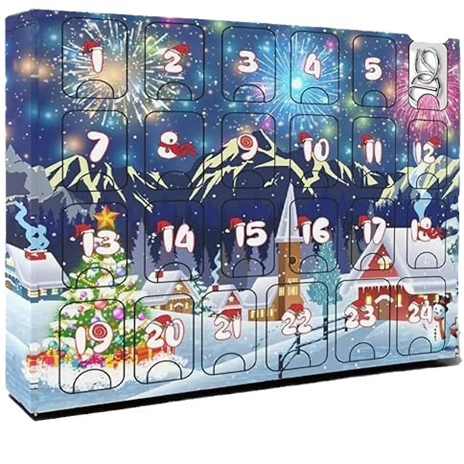 Christmas Advent Calendar 24 Gifts Cute Figure Toys - Tophatter Daily Deals