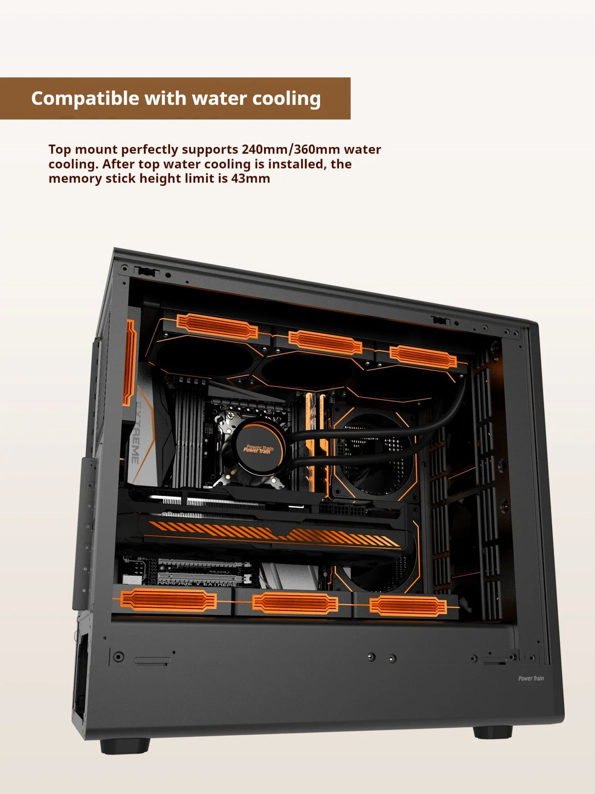 MATX PC Case Wooden Panel Tempered Glass Type C Port - Tophatter Daily Deals