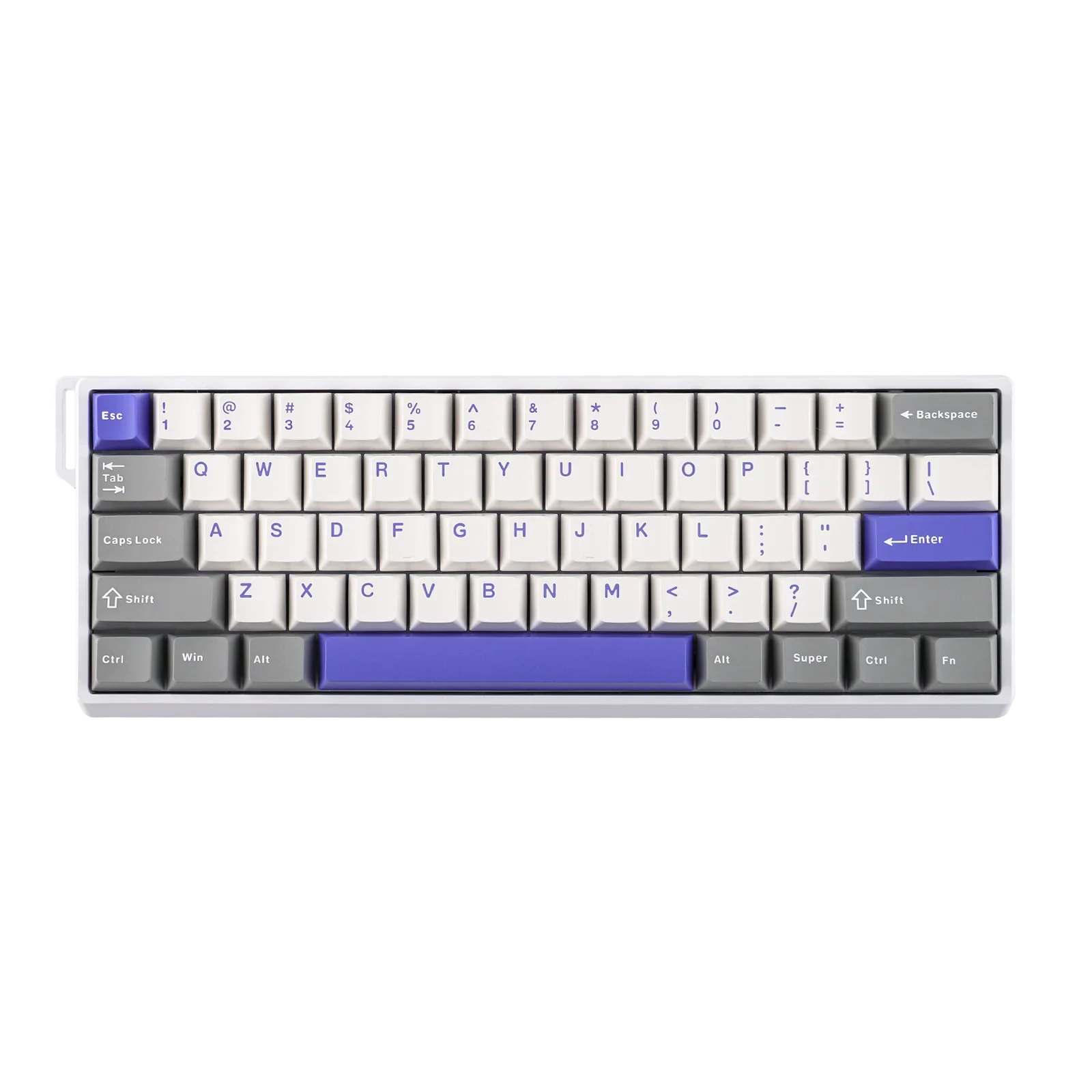 Mechanical 60 Percent Hot Swap Keyboard Aluminum RGB Hall - Tophatter Daily Deals