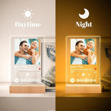 Customized Spotify Music Plaque Gifts For Anniversary Day Personalized Acrylic Photo Frame Lamp Custom Romantic Birthday Gifts - Tophatter Daily Deals