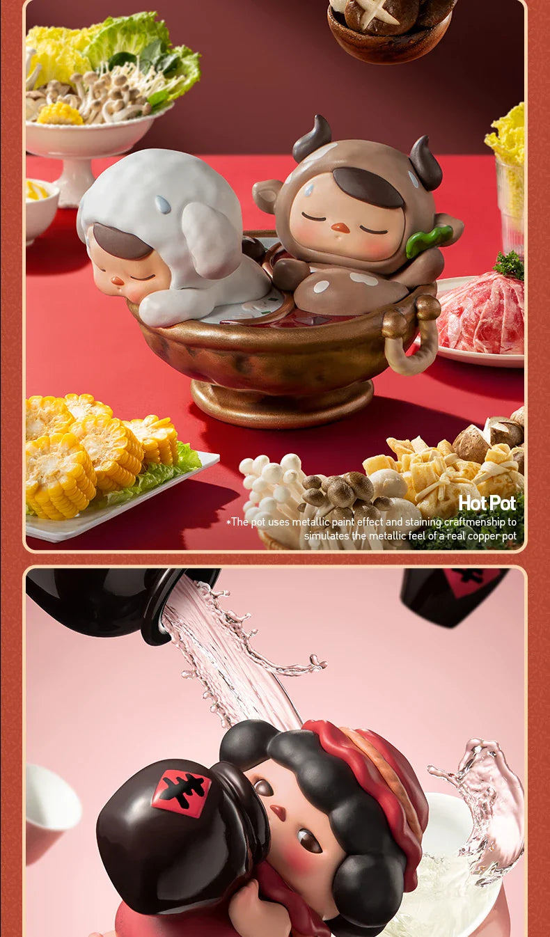 Genuine Pop Mart Pucky The Feast Series Blind Box Figure by Pucky Food - Tophatter Daily Deals