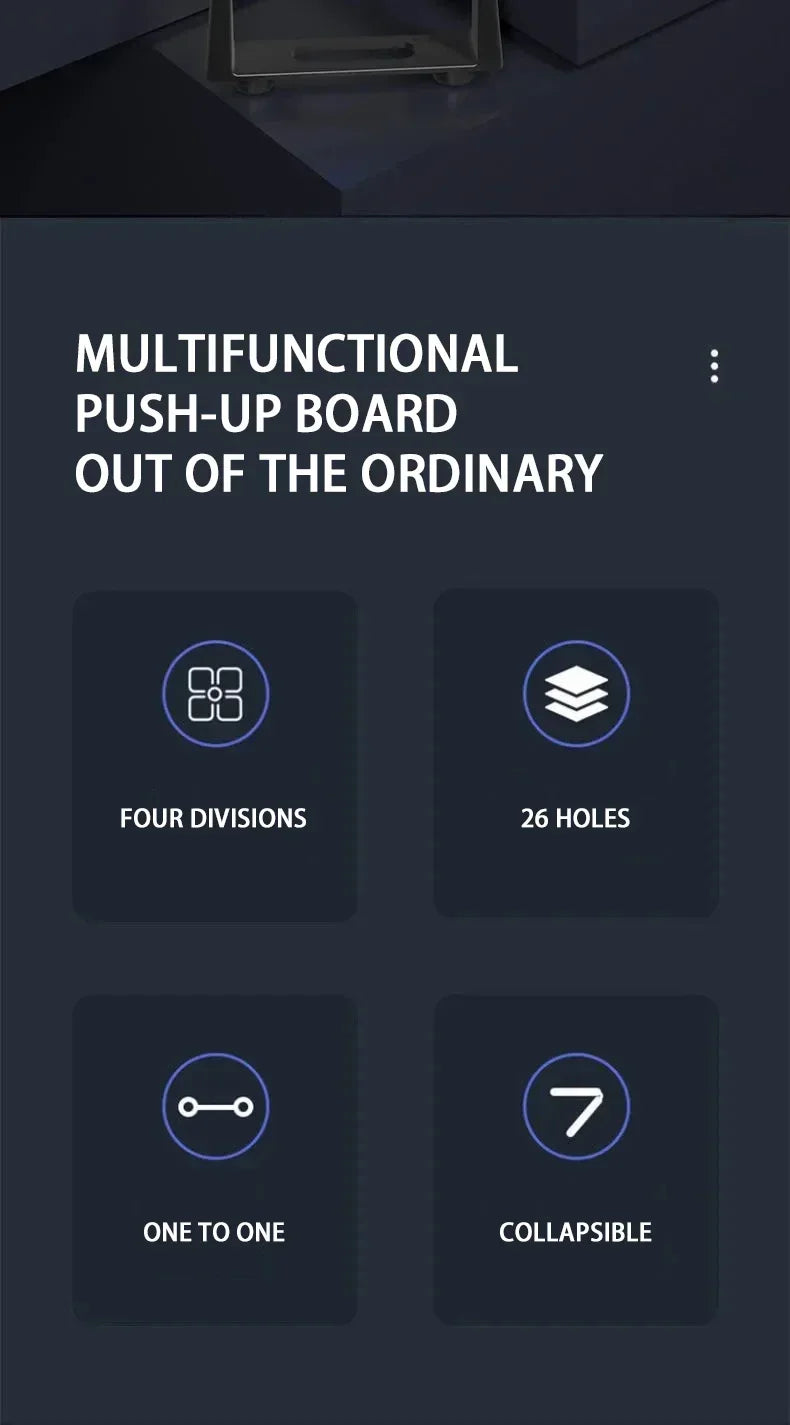 Push Up Training Board Portable Multifunctional Home Gym - Tophatter Daily Deals