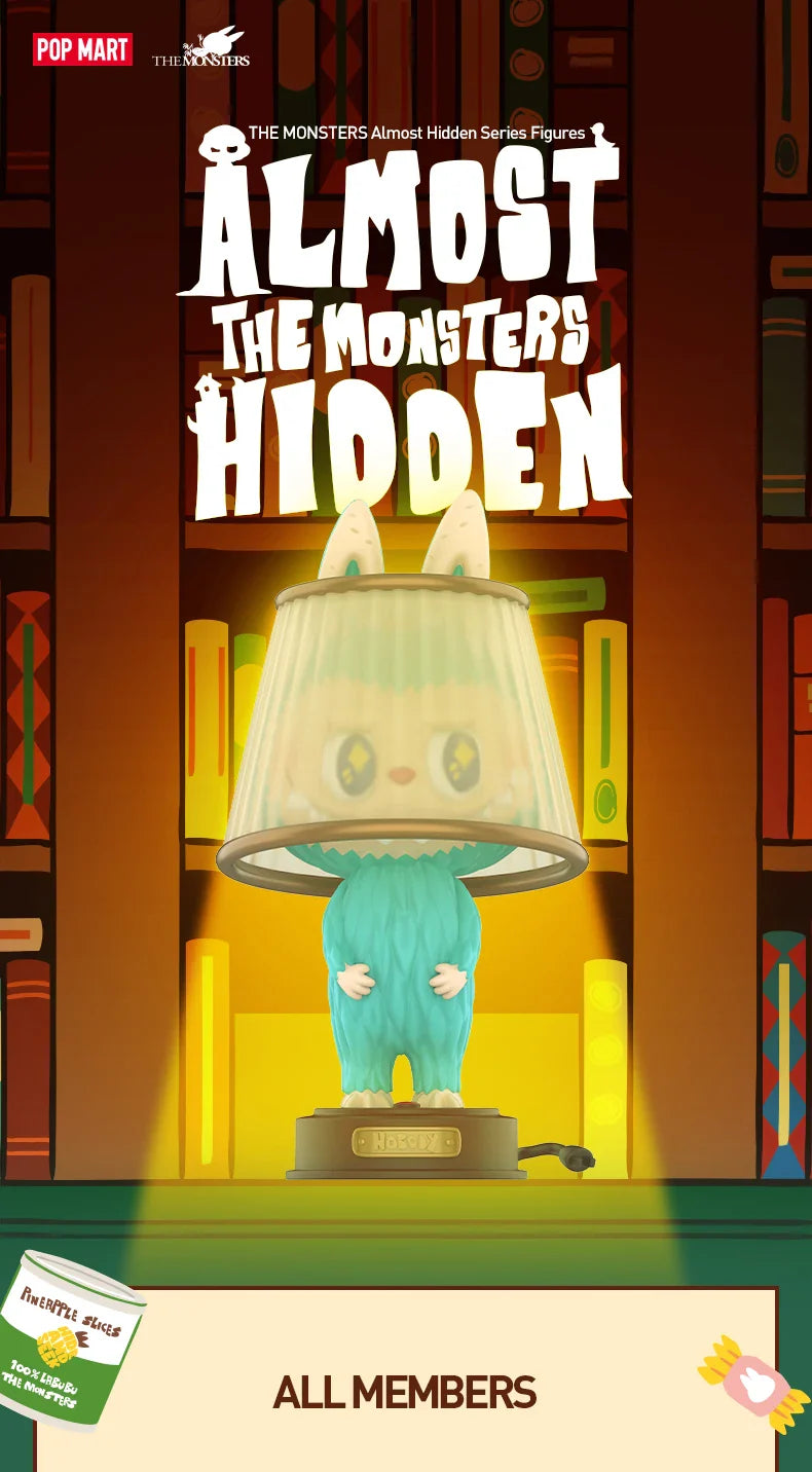 Genuine Pop Mart The Monsters Labubu Almost Hidden Series Mystery Box Figurine Mythical - Tophatter Daily Deals