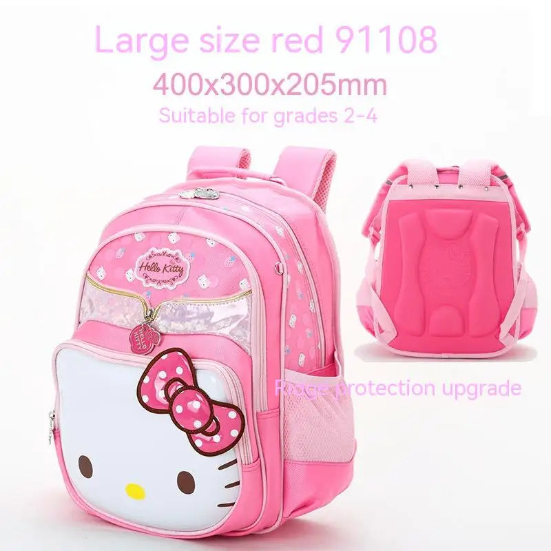 Sanrio Hello Kitty Students' Rucksack School Bag Large (Dark Pink) Anime - Tophatter Daily Deals