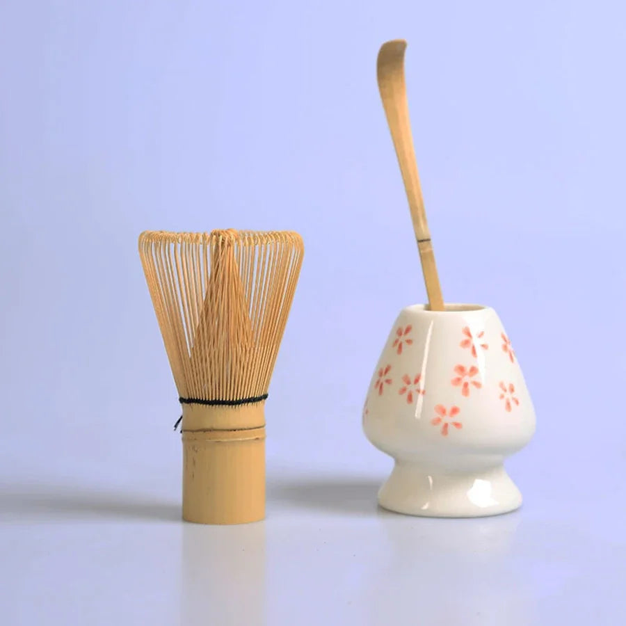 Matcha Bamboo Tea Set 3Pc Japanese Tea Tools Eco Friendly - Tophatter Daily Deals