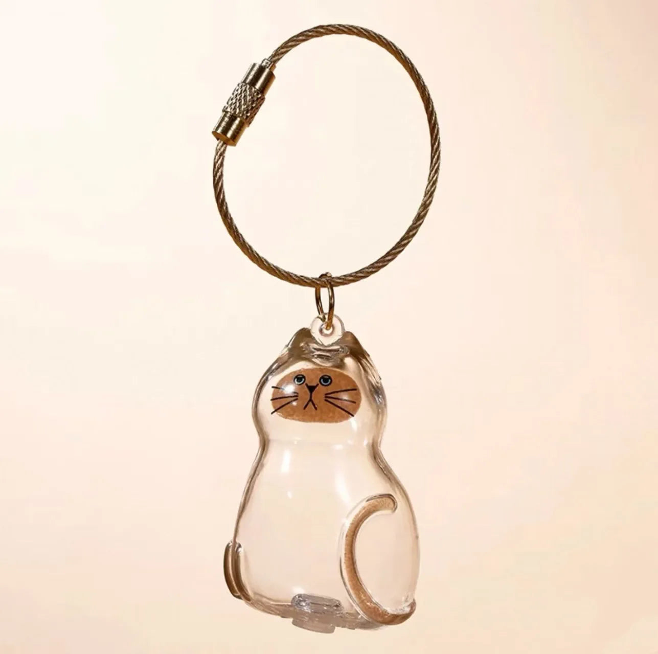 Dog Hair Keepsake Keychain Pendant Clear Resin Charm M5 - Tophatter Daily Deals