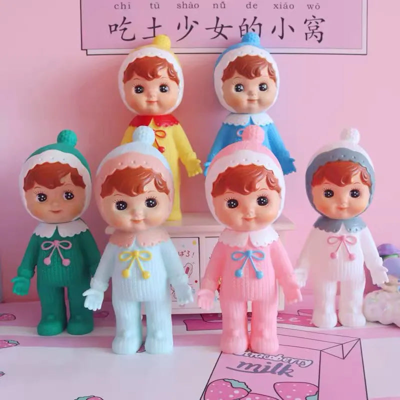 Classic Baby Girl Doll Cute Latex Rubber Baby Kids Office Decor Animals - Tophatter Daily Deals