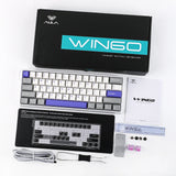 Mechanical 60 Percent Hot Swap Keyboard Aluminum RGB Hall - Tophatter Daily Deals