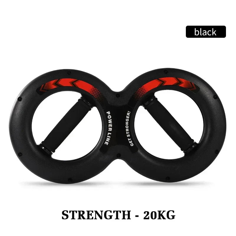 20KG 8-Word Hand Grip Strength Trainer Black Fitness - Tophatter Daily Deals