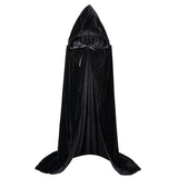 Hocus Pocus Cloak Hooded Cosplay Cape Halloween 2025 Black - Tophatter Daily Deals