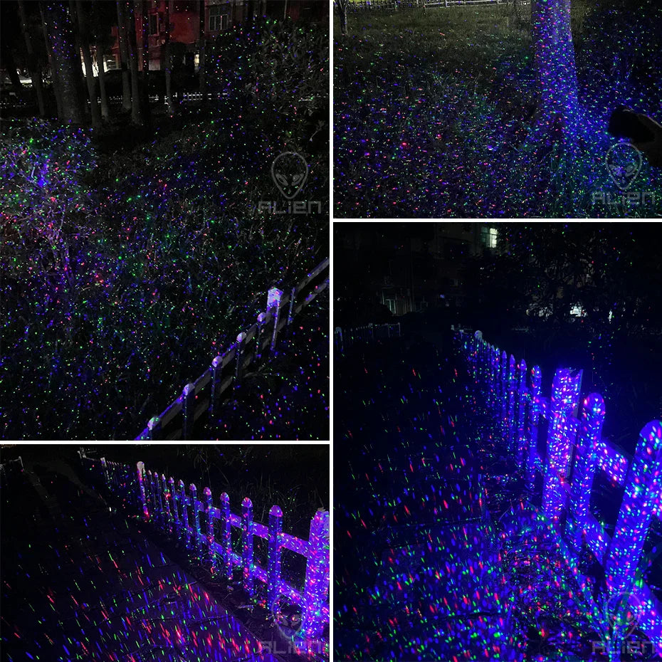 Christmas Laser Light Projector Waterproof Outdoor Garden - Tophatter Daily Deals