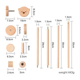 Baby Crib Mobile Wooden Nursery Newborn Sensory Toys - Tophatter Daily Deals