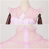 Glinda Witch Pink Cosplay Dress Halloween Party 2025 - Tophatter Daily Deals