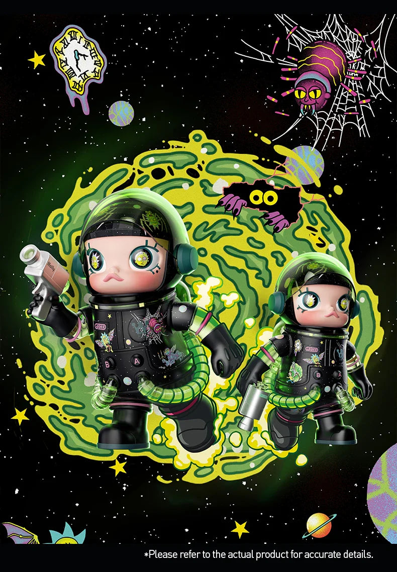 Genuine Pop Mart Mega Space Molly 400% Rick and Morty Limited Edition Figure Outer Space - Tophatter Daily Deals