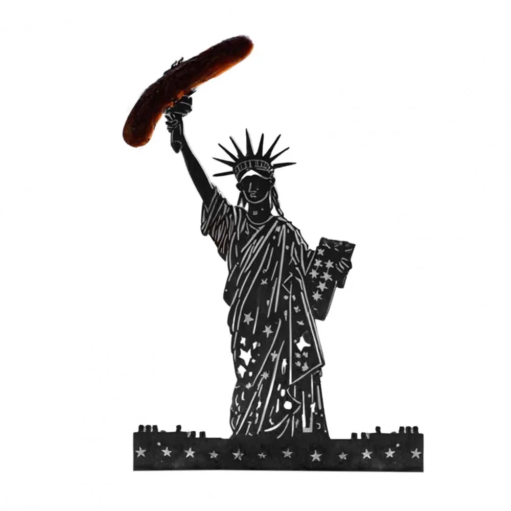 BBQ Accessory Portable Camping Hot Dog Grill Holder Rust-proof Sausage Stand Rack for Funny Bbq Heat-resistant Outdoor Sausage - Tophatter Daily Deals