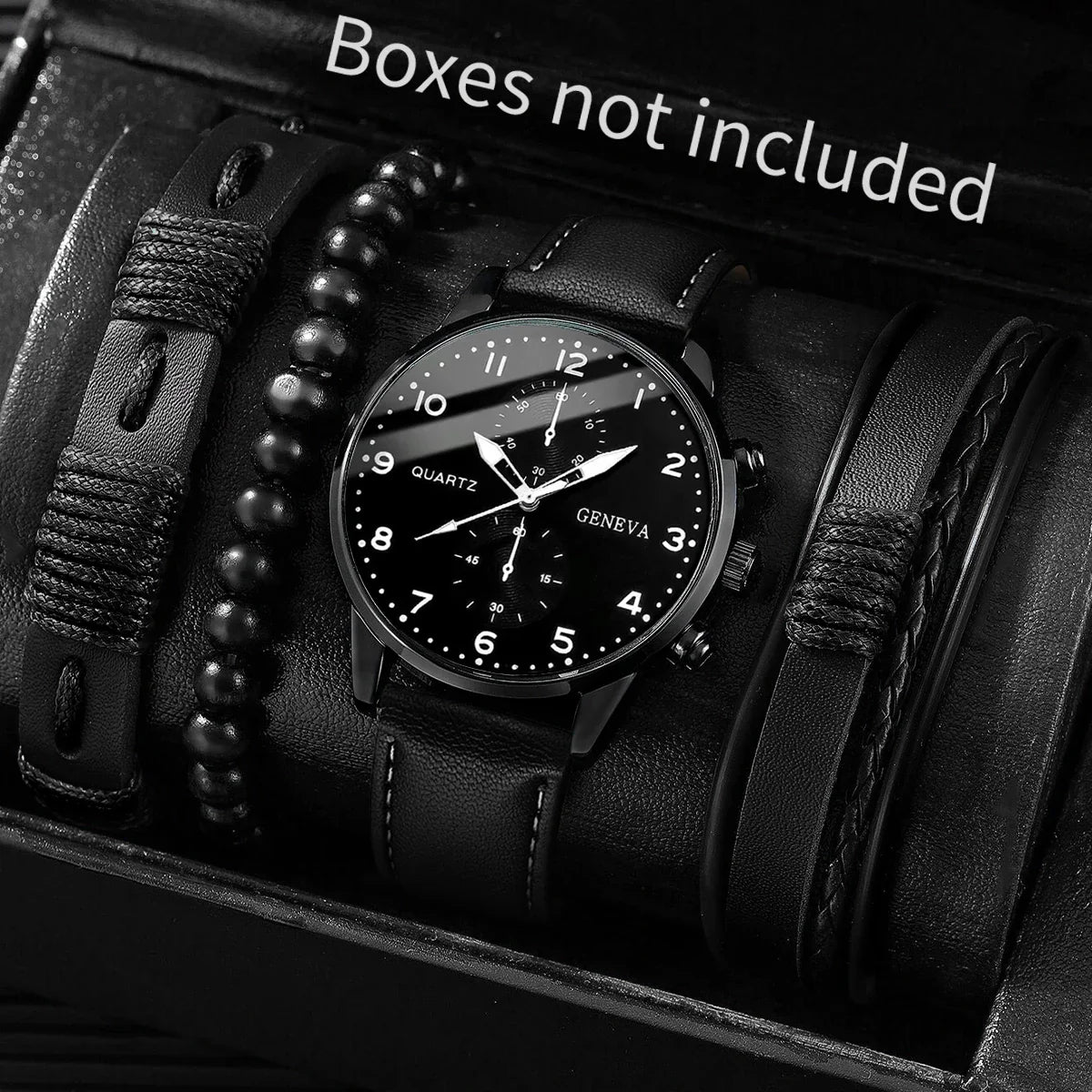 Quartz Watch And Bracelet Set Nylon Band Casual Gift - Tophatter Daily Deals