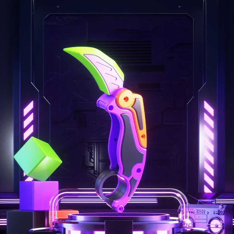 Fidget Knife Gravity Claw 3D Printed Butterfly Toys - Tophatter Daily Deals