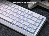Mechanical 65 Percent Magnetic Wired Keyboard RGB Backlit - Tophatter Daily Deals