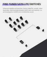 Wireless Low Profile Mechanical Keyboard 98 Keys PBT - Tophatter Daily Deals