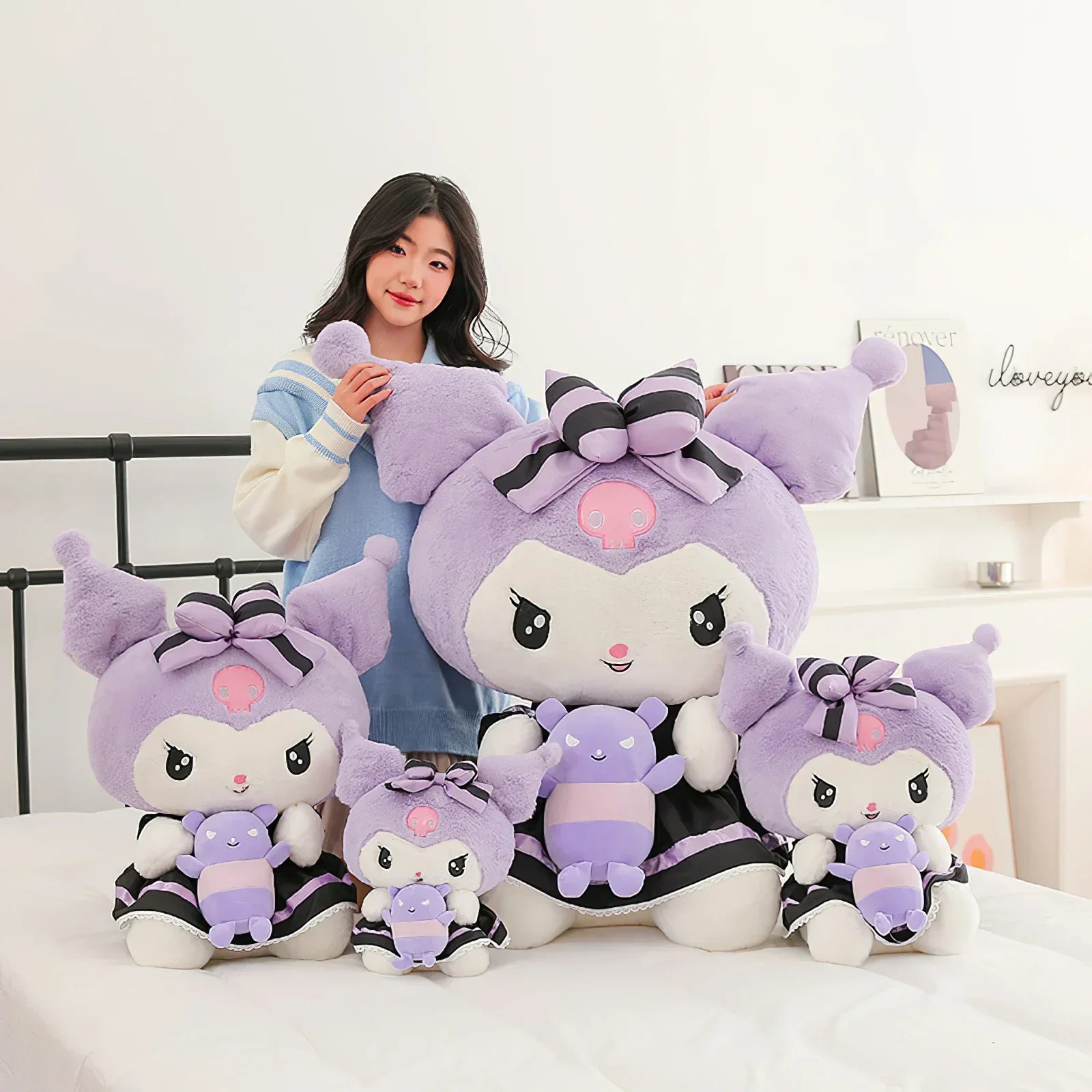 Kawaii Sanrio Purple Kuromi Cute Little Devil Plush Toy Anime - Tophatter Daily Deals