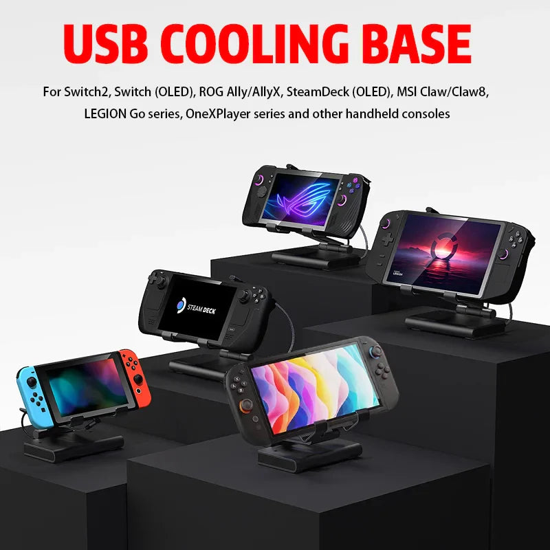 Docking Station 100W With Dual Fans 4K HDMI Gaming Dock - Tophatter Daily Deals