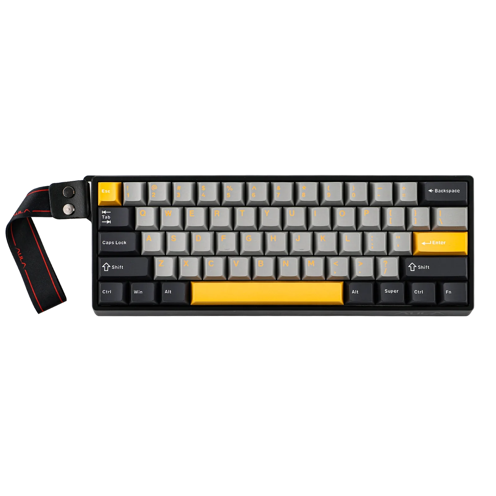 Mechanical 60 Percent Hot Swap Keyboard Aluminum RGB Hall MAX-GYYL - Tophatter Daily Deals