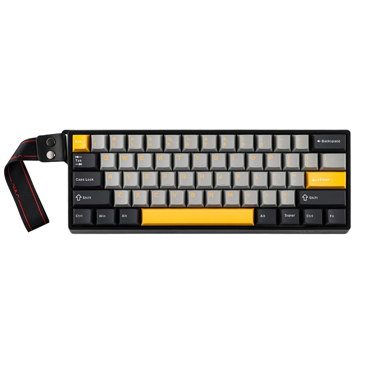 Mechanical 60 Percent Hot Swap Keyboard Aluminum RGB Hall MAX-GYYL - Tophatter Daily Deals